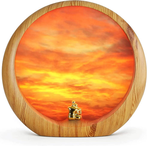 mamre Sunset Lamp Anniversary Wedding Valentine™s Day Gift Ideas, Sunset Glow Light Centerpiece Table Decorations Gifts for Mom Birthday Gift, The Beautiful Sunset We Share