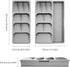 POTTIIS Kitchen DrawerStore Expandable Set?Expandable Plastic Kitchen Cabinet Drawer Storage Organizer Tray - for Storing Organizing Cutlery, Spoons, Cooking Utensils, Gadgets