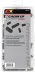 Performance Tool W5232 Vacuum Cap Assortment (80 Piece) , Black