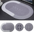 Super Absorbent Floor Mat, Super Absorbent Bath Mat Soft Carpet ,Slip-Resistant Bathing Room Rug Floor Door, Quick Drying Mat Grey Bathroom Rug ,Absorbent Bath Mat 15 x 23 in (Light Gray)