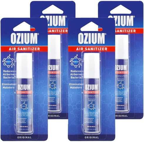 Ozium Air Sanitizer 0.8 oz Spray, Original (4)