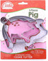 Sweet Cookie Crumbs Farm Animal Cookie Cutter, Stainless Steel (Pig 3 Pc Set)