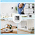 6 Pieces Humidity Gauge Humidity Meter Indoor Outdoor Thermometer Hight Accurate Temperature and Humidity Monitor with LCD Display Fahrenheit Degrees Fahrenheit for Home, Greenhouse, Cellar, Office