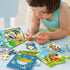 Vileafy Children Party Favors, Puzzles for Toddlers 2-4 Years Old, Wooden Kindergarten Puzzles for Boys and Girls, 12-Pack Toddlers Puzzles with Individual Storage Tray & Organza Bags