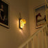 MIGKEE Mason Jar Sconces Night Light with Remote Control and LED-Fairy Lights for Wall Decor Set of 2