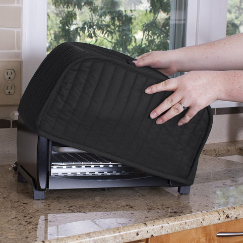 Ritz Toaster Oven Cover, 15 Inch, Black