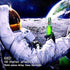 Trippy Astronaut Tapestry Space Tapestry Poster Cool Spaceman with Beer Sitting on Universe Outer Space Planet Tapestry Funny Tapestry Boho Hippie Tapestry For Mens Bedroom Cool Room Decor.78x59Inch