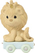 Precious Moments, This Day Is Something To Roar About, Birthday Train Age 5, Bisque Porcelain Figurine, 142025