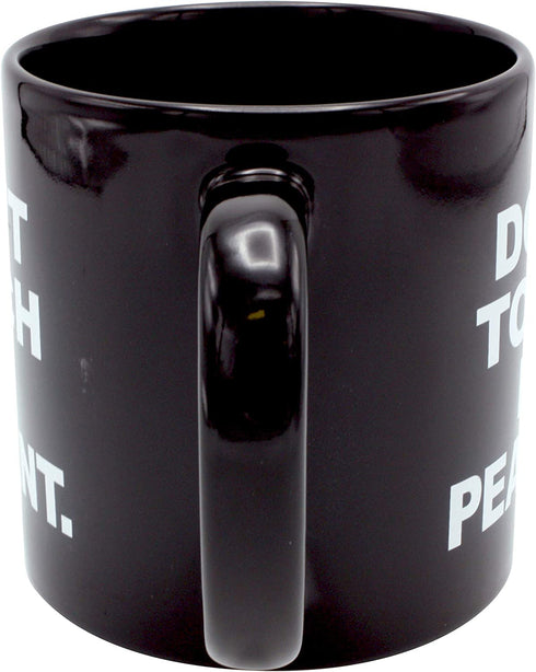 Island Dogs Don't Touch Me Peasant Giant 22 oz Ceramic Novelty Coffee Mug