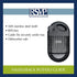 RSVP International Hasselback Potato Guide, One size, Black