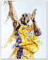 Kobe Bryant Watercolor Wall Art Decor Prints - Set Of 4 (8x10) Inch Poster Photos