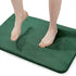 Walensee Extra Thick Memory Foam Bath Rug (17x24 Hunter Green) Non Slip Absorbent Super Cozy Velvet Bathroom Mat, Luxury Soft Plush Small Carpet for Bath Room Shower Floor Tub, Machine Wash Dry