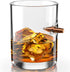 .308 Bullet Hand Blown Old Fashioned Whiskey Rocks Glass 10 oz - American Owned Veteran Operated Company