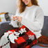 Christmas Blanket, Checkered Sherpa Blanket Thick Warm Plush Throw Blanket Fuzzy Buffalo Plaid Flannel Fleece Blanket for Bed/Couch/Sofa, 50x60 in