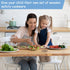 Montessori kitchen tools for toddlers, Safe Wooden Kids Knife & Cutting Board Sets Basic Life skills Veggies Fruits Avocado Banana Cooking Kitchen Chopping Tools for Toddlers 345-12 Years Old