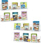 Kids Floating Bookshelves, Acrylic Wall-Mounted 13.7 inches 4 Pack, Clear Invisible Wall Bookshelves Ledge Book Shelf, 5MM Thicker with Free Screwdriver