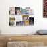 Kids Floating Bookshelves, Acrylic Wall-Mounted 13.7 inches 4 Pack, Clear Invisible Wall Bookshelves Ledge Book Shelf, 5MM Thicker with Free Screwdriver