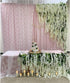 Lmeiosn 12 Pack Artificial Fake Wisteria Vine, 3.6 Feet Wisteria Hanging Garland Flowers, Silk Garland Flowers Ratta Long Bush Flowers String for Wedding Party Garden Greenery Home Wall Decor, White