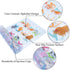 BEEHOMEE Bath Mats for Tub Kids - Large Cartoon Non-Slip Bathroom Bathtub Kid Mat for Baby Toddler Anti-Slip Shower Mats for Floor 35x16,Machine Washable XL Size Bathroom Mats (Alphabet)
