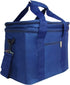 BLBL Insulated Cooler Bag,Collapsible fresh-keeping Bag, large Shopping Bags, Hot & Cold Food Delivery lunch lightweight, washable, Suitable for Camping, Picnic& Beach, Blue