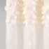 Lush Decor Lillian Shower Curtain | Textured Shimmer Circle Design Bathroom, 72 x 72, Beige