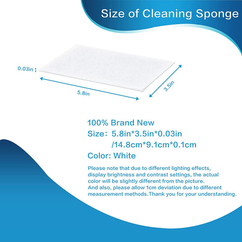 Thin Magic Eraser Sheets Disposable,100 Count Eraser Sheets,Magic Cleaning Sheets for Kitchen Bathroom Outdoor Hard-to-Reach Surfaces and Gaps