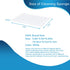 Thin Magic Eraser Sheets Disposable,100 Count Eraser Sheets,Magic Cleaning Sheets for Kitchen Bathroom Outdoor Hard-to-Reach Surfaces and Gaps