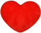 HongMall Cute Plush Red Heart Pillow Cushion Toy Throw Pillows Gift for Friends/Children/Girls/Dogs on Valentine's Day Fit for Living/Bed/Dining/Sofa/Cars, 13 X 11 Inch (Red)
