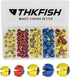 THKFISH Fishing Weights Sinkers Split Shot Fishing Weights Removable Rubber Weights B Mixed Five Sizes-80pcs