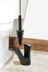 ToiletShroom Revolutionary Plunger, Squeegee, Clog Remover, Drain Cleaner, Bathroom Toilet Dredge Tool, Stainless Steel Handle with Caddy Holder, Оne Расk, Black
