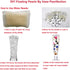 200 Pieces Floating NO Hole Pearls and 10000 Pieces Transparent Water Gels,Floating Pearls for Vases,Pearl Decor,Pearl Decor for Home Weddings Table Party Decor,10/14/ 20mm (Creamy White,Gold)