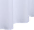 CAROMIO Shower Curtain, Soft Microfiber Fabric Shower Curtain or Liner for Bathroom, Decorative Embossed Pattern, Water Repellent, White, 72x72 Inches