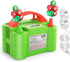 Balloon Pump, Dr.meter Portable Dual Nozzle Electric Balloon Pump, 110V 600W Balloons Air Blower/Inflator for Party Decoration/Halloween/Wedding/Birthday/Anniversary/Christmas, Green