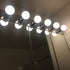 Maxxima G25 LED Light Bulb, E26 Base Globe Bathroom Vanity Makeup Mirror Light Bulbs, 40 Watt Equivalent, 450 Lumens 2700K Warm White (6 Pack)