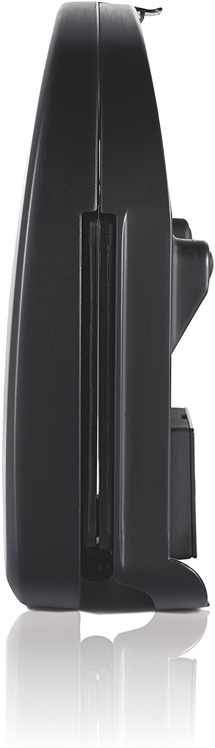Hamilton Beach Electric Sandwich Maker and Toaster Makes Omelets and Grilled Cheese, 4 Inch, Easy to Store, Black (25430)