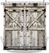 Coxila Wood Shower Curtain 60x72 inch Barn Door Country Rustic Vintage Wooden Retro Floor Planks Bathroom Curtain Polyester Fabric Waterproof 12 Pack Hooks
