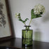 Time Concept Valencia 100% Recycled Glass Jar - Siete, Blue - Handcrafted Flower Vase, Home Centerpiece Décor