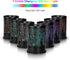 Enaroma Fragrance Wax Melts Warmer with 7 Colors LED Changing Light Classic Black Forest Design Scent Oil Candle Warmer