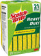 Scotch-Brite Heavy Duty Scrub Sponge, 21 Sponges Total
