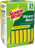 Scotch-Brite Heavy Duty Scrub Sponge, 21 Sponges Total