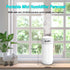 Humidifier Diffuser Small with Nightlight, Mini Portable Cool Mist Humidifier for Car, USB Charging Port, Quiet Humidifier for Baby Bedroom, Auto Shut-off, White
