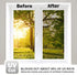 Window Film One Way Mirror Vinyl Daytime Privacy Static Non-Adhesive Decorative Heat Control Anti UV Window Tint for Home and Office Silver 6 Mil 29.5 Inch x 6.5 Feet
