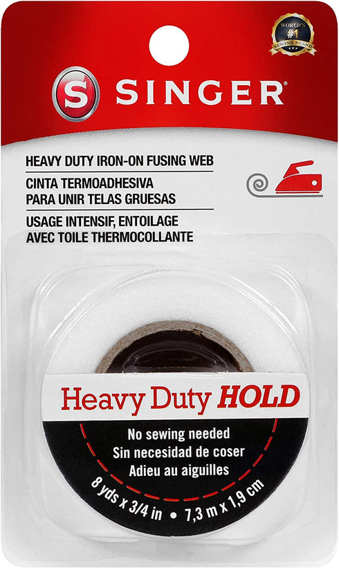 SINGER 00240 Heavy Duty Iron-On Fusing Web, Fabric Adhesive