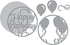 Spellbinders Shapeabilities Layered Happy Birthday Etched/Wafer Thin Die