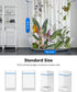 wtisan Shower Curtain Floral,Tropical Shower Curtain,Waterproof Fabric Shower Curtains for Bathroom with 12 Plastic Hooks, 60x72 Inch