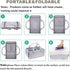 Baby Diaper Caddy Organizer with Handle Gender Neutral Baby Stuff Large Nursery Storage Bin Basket Portable Tote Bag Car Organizer Newborn Essentials Baby Registry Must Haves Item Grey