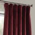 HPD Half Price Drapes VPYC Heritage Plush Velvet Curtain (1 Panel), 50 X 108, Dark Merlot
