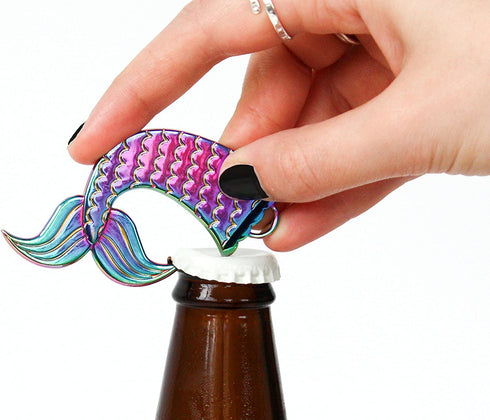Gift Republic Bottle Opener-Mermaid, Medium, Purple