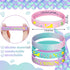 24 Pack Mermaid Silicone Wristband Mermaid Scale Bracelets I'm a Mermaid Wristband Mermaid Party Goody Bag Favors for Boys Girls Mermaid Birthday Party Under The Sea Themed Baby Shower Supplies