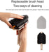 Eyliden Tub Scrubber with Long Handle, Tub and Tile Scrubber Brush - 2 Scouring Pads, 1 Brush Head - No Scratch Scrubber Brushes for Bathroom Kitchen Toilet Wall Tub Tile Sink Cleaning